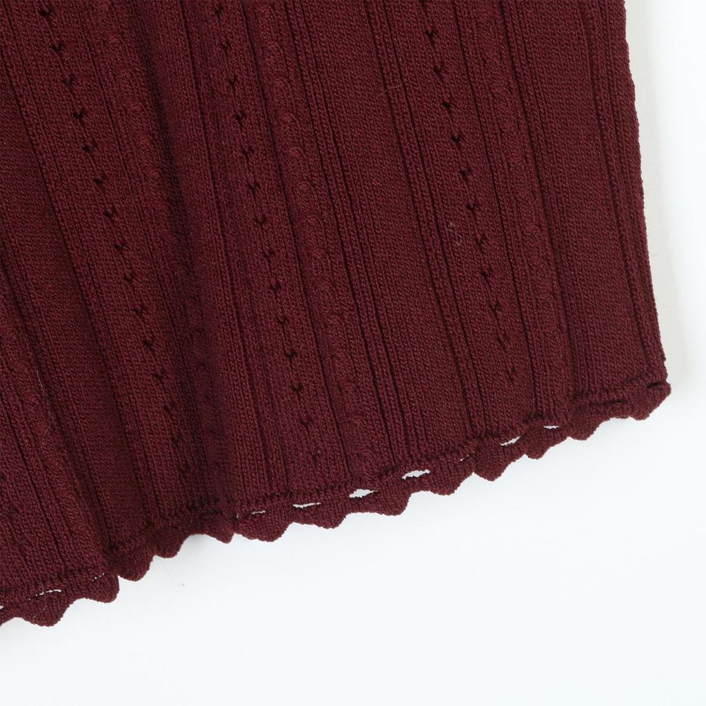 French Summer Fashion Set: Sleeveless Top & Pleated Skirt