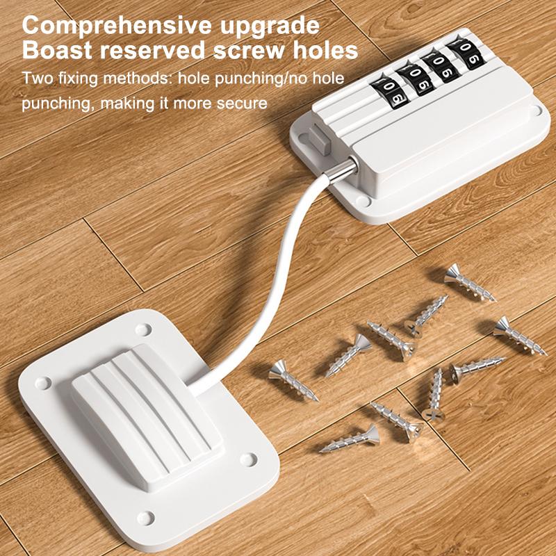 New Digital Password Limit Positioning Combination Lock Baby Safety Children Protection Sliding Closet Window Safety Fridge Lock