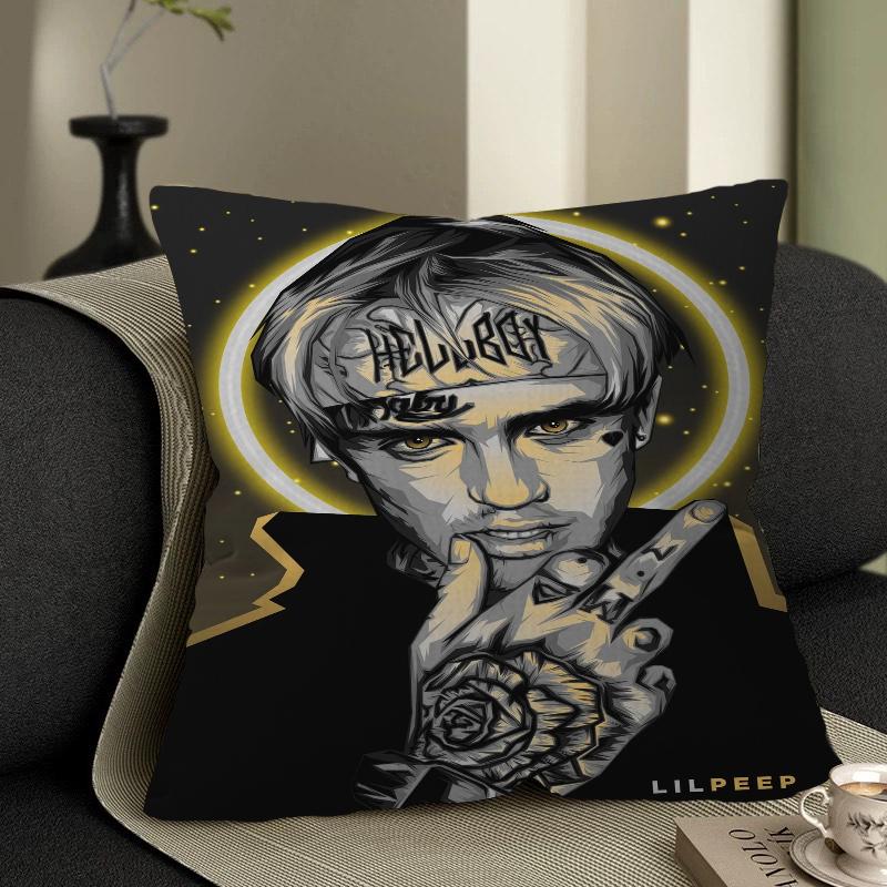 Lil Peep Pillow Gift Home Office Decoration Pillow Bedroom Sofa Car Cushion CoverPillow Case