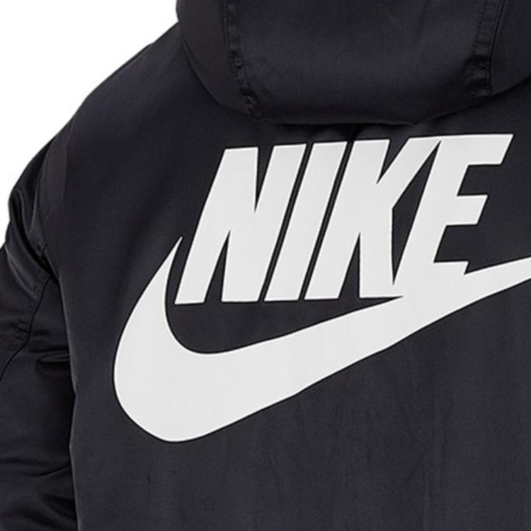 Nike Nsw Synthetic-Fill Casual Hooded Windproof Warm Jacket Men Jacket Black CZ4931-010
