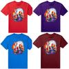 Fish Howling At The Moon Funny Carp Fishing T Shirts Men Cotton Humor Streetwear Tee Shirt Short Sleeve Unisex Loose Clothing