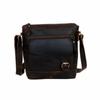 Handmade Unisex Buffalo Leather Crossbody Bag Handbag Brown