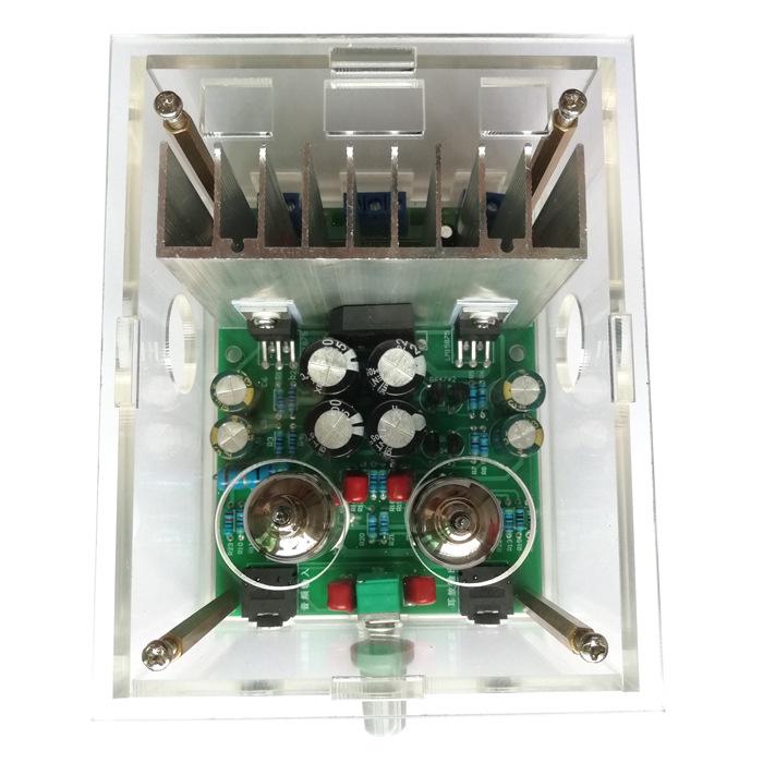 

HiFi 6J1 Ламповий Передпідсилювач та LM1875T Плата Підсилювача DIY Комплект Case Only