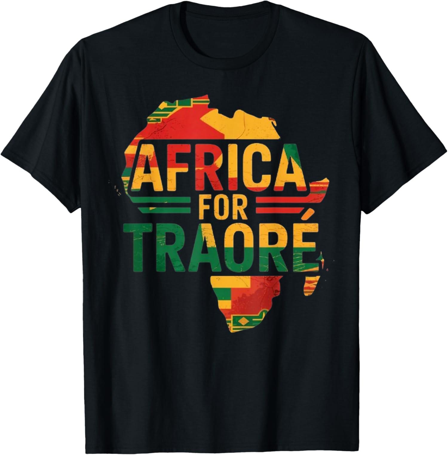 Burkina Faso African Africa for Ibrahim Traore Afro Unisex T-Shirt S разноцветный