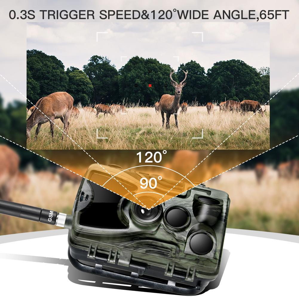 SUNTEKCAM HC-801M 2G Fototrappola 20MP 1080P Mimetica Impermeabile (IP65)
