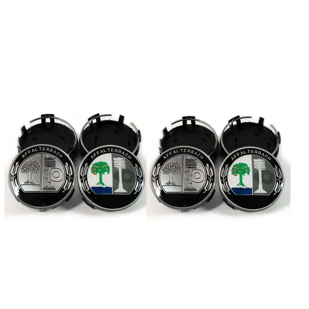 For AFFALTERBACH Wheel Cap 4pcs 75mm AMG Hub Cap Rims Sticker Fit for Mercedes Benz W212 W177 W463 W205 CLA  Hub Center Cover DD1