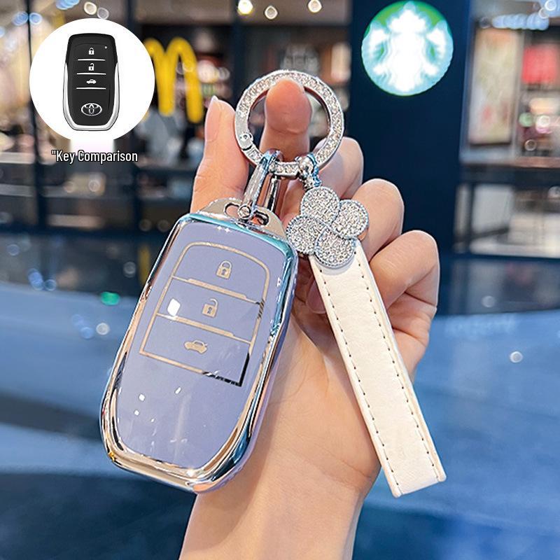Toyota Schlüsselabdeckung Kompatibel mit Corolla, Camry, Levin, RAV4, Venza, Avalon und Fenglanda