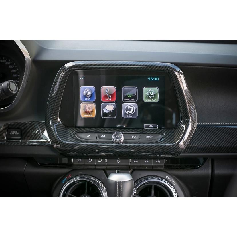 Decorare panou GPS cu ecran mare de navigație auto pentru Chevrolet Camaro 2017 2018 2022 Accesoriu pentru turnare interioară