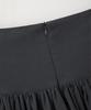 Sseomweeobeoteo Button Shirring Long Skirt - Charcoal