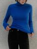 Memua Rolling Slim High Neck Knit (Dark Brown)