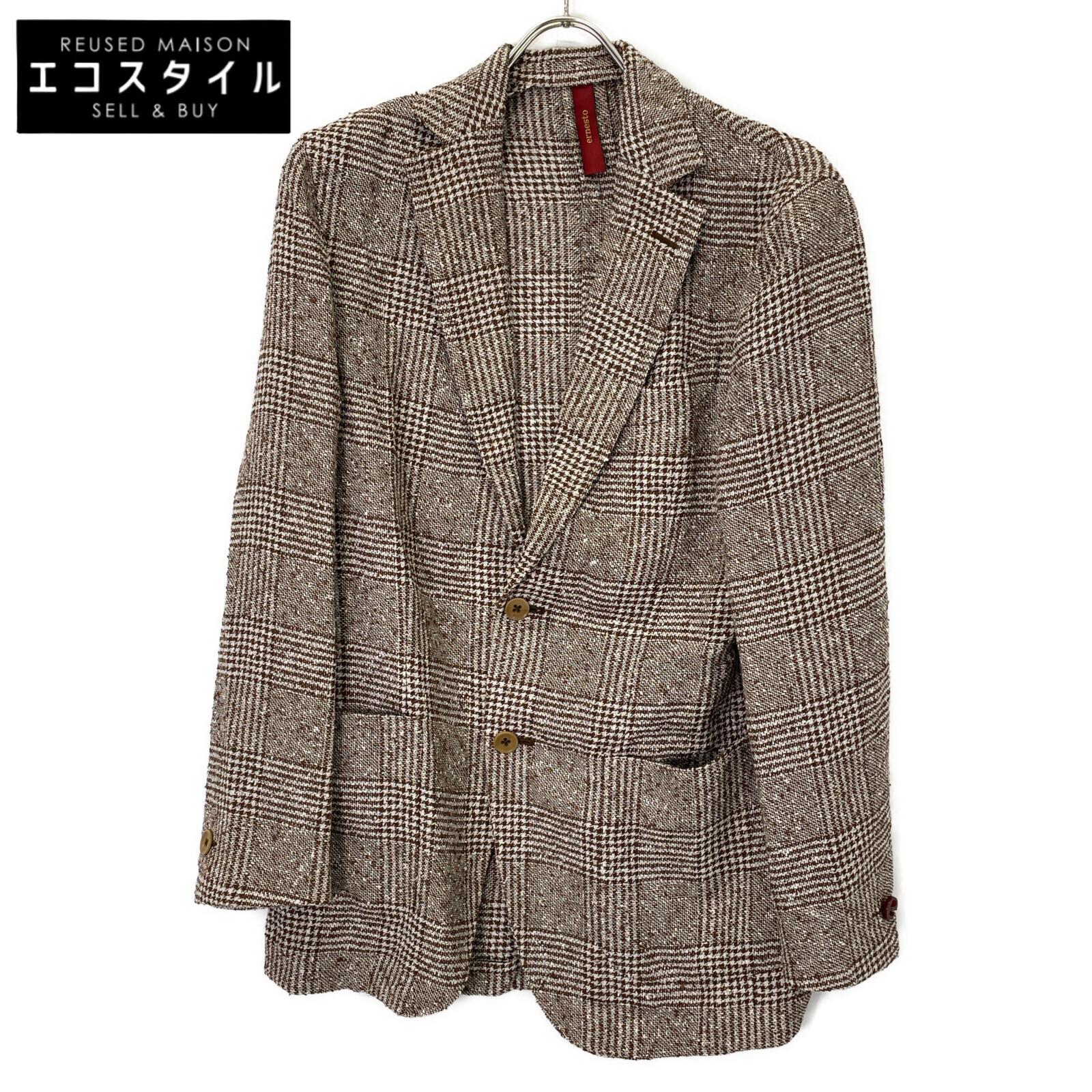 

ernesto Коричневый приталенный пиджак BEP231311 Пиджак 46 КоричневыйБ/у