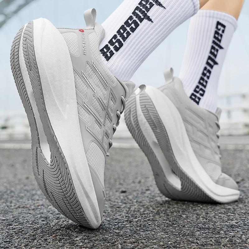 Spring and Autumn New Fashion Trend Low-top Platform Shoes Lace-up Light Casual Sports Shoes Men's Outdoor Running Shoes