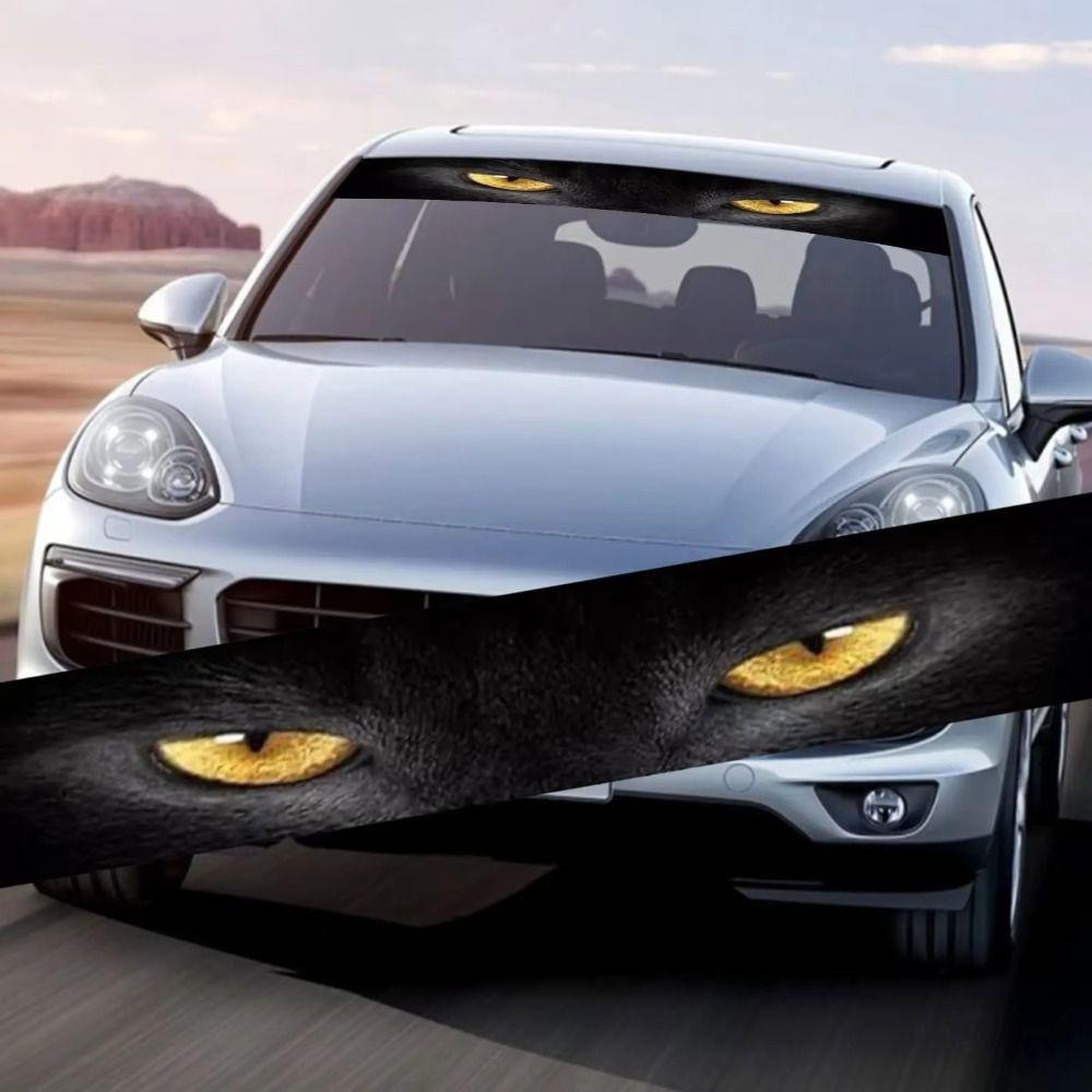 Wolf Eyes Pattern 3D Effect Stickers Ghost Pattern Vinyl Decals  Car Stickers