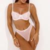 Ultra-Thin Mesh See-Through Lingerie Set - Minimizes Big Bust Appearance