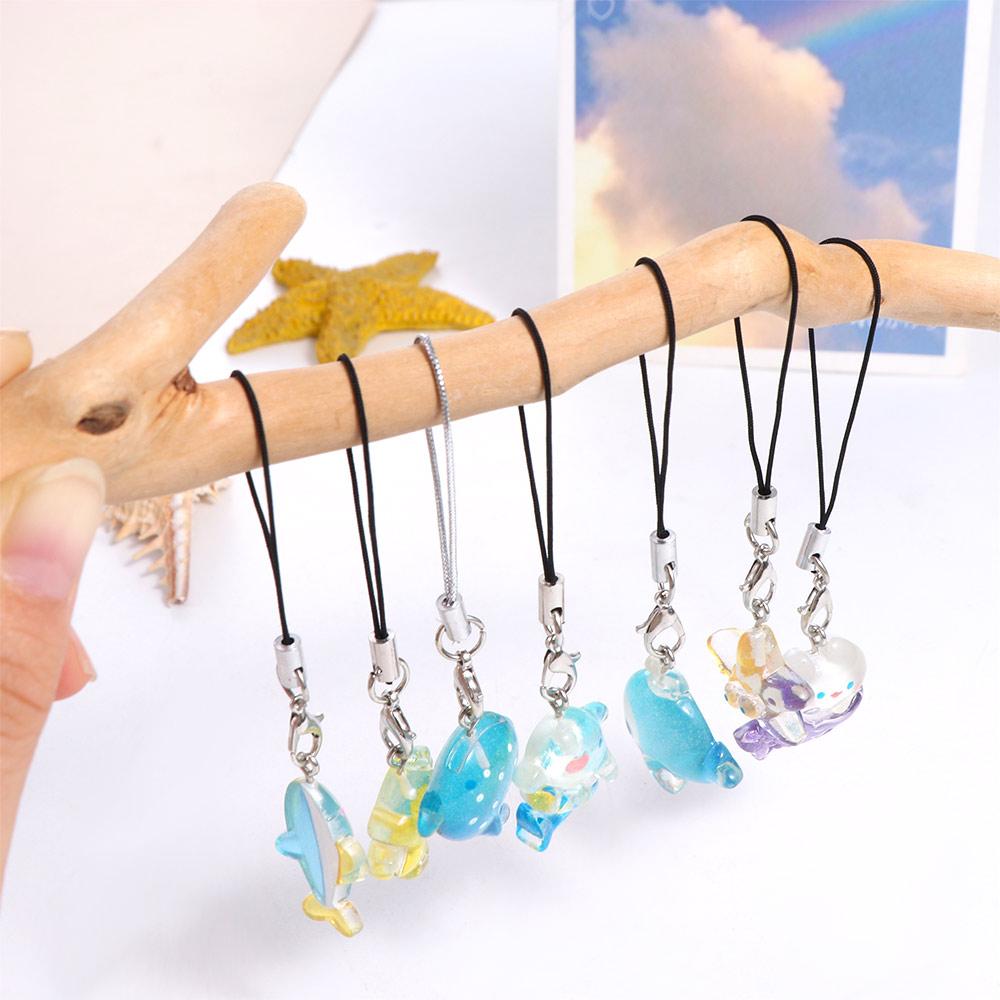 Lanyard Phone Hanging Rope Sea Creature Mobile Phone Chain Fish Phone Chain  Telephone Jewelry