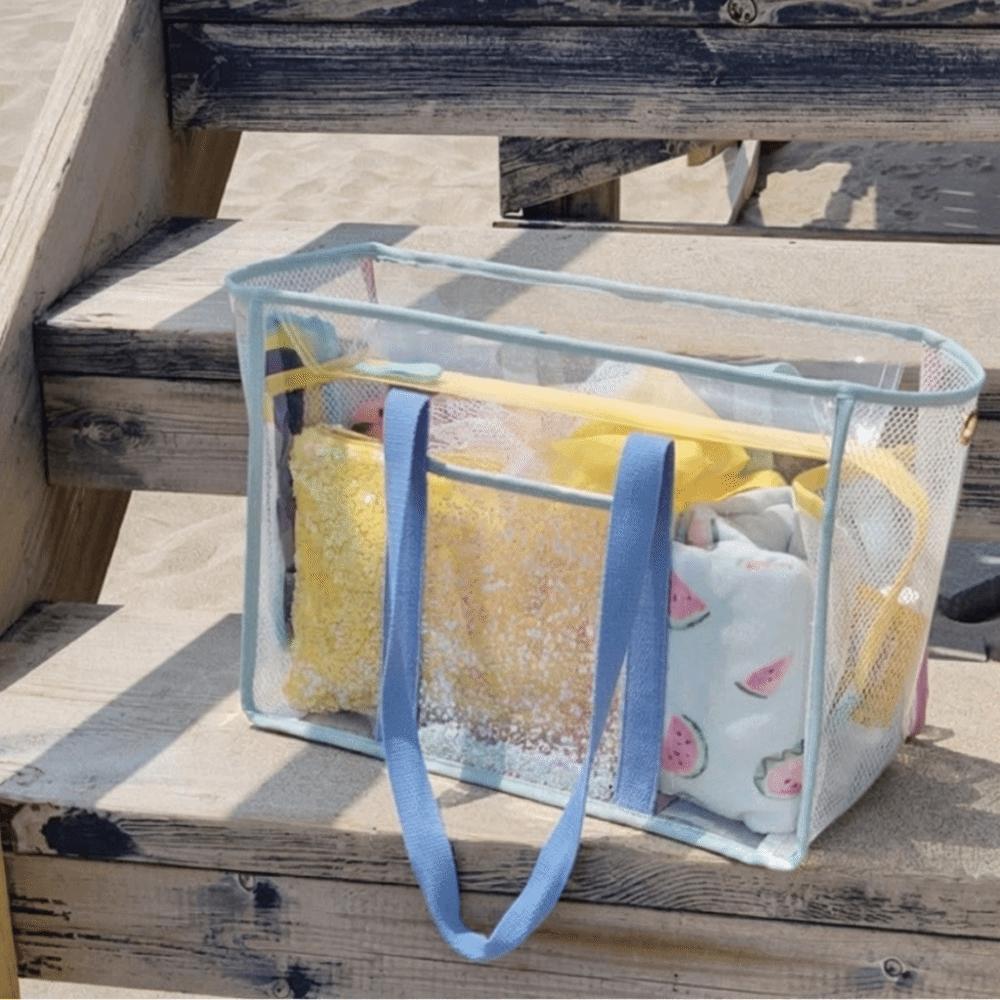 Waterproof Design Transparent Beach Bag Transparent PVC Storage Bag  Fitness Swimming