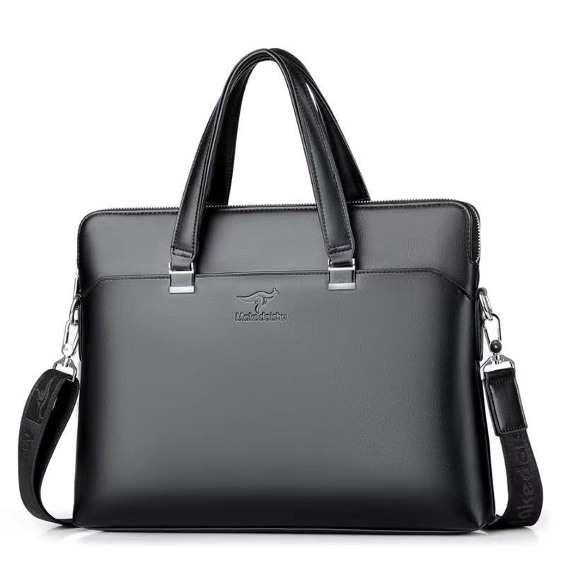 

TS JYL laptop bag,Men Handbag Large Business Casual Laptop Briefcase Shoulder Crossbody 14 inches чёрный