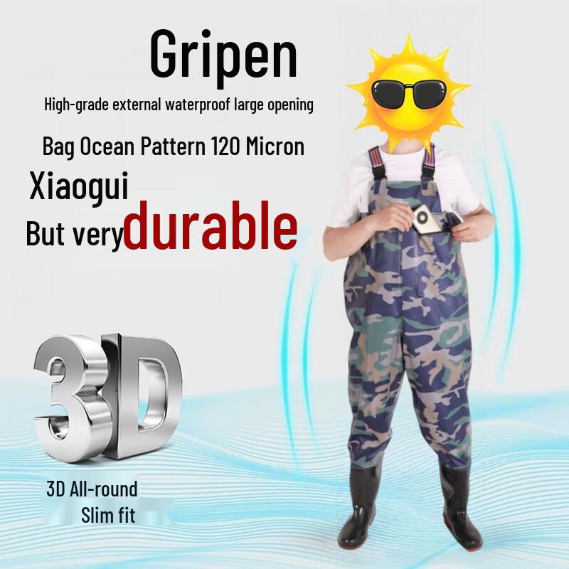 Yingshi Thickened Half-Body Wading Pants