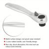 2 Pieces 72 Teeth Mini Ratchet Wrench Toughbuilt Swivel Socket Wrench Spanner for 1/4 "Drive Sleeve Automotive Mini Repair Tools