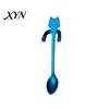 Coffee Cup Stirrer 304 Stainless Steel Spoon, Hanging Cat Spoon for Mugs Tall Cups, Long Short Handle Tea Stirring Ideal Desserts & Ice Cream