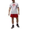 Jordan Soft Comfortable Stylish Versatile Solid Color Short Sleeve T-Shirt Men Tops White HQ0390-100