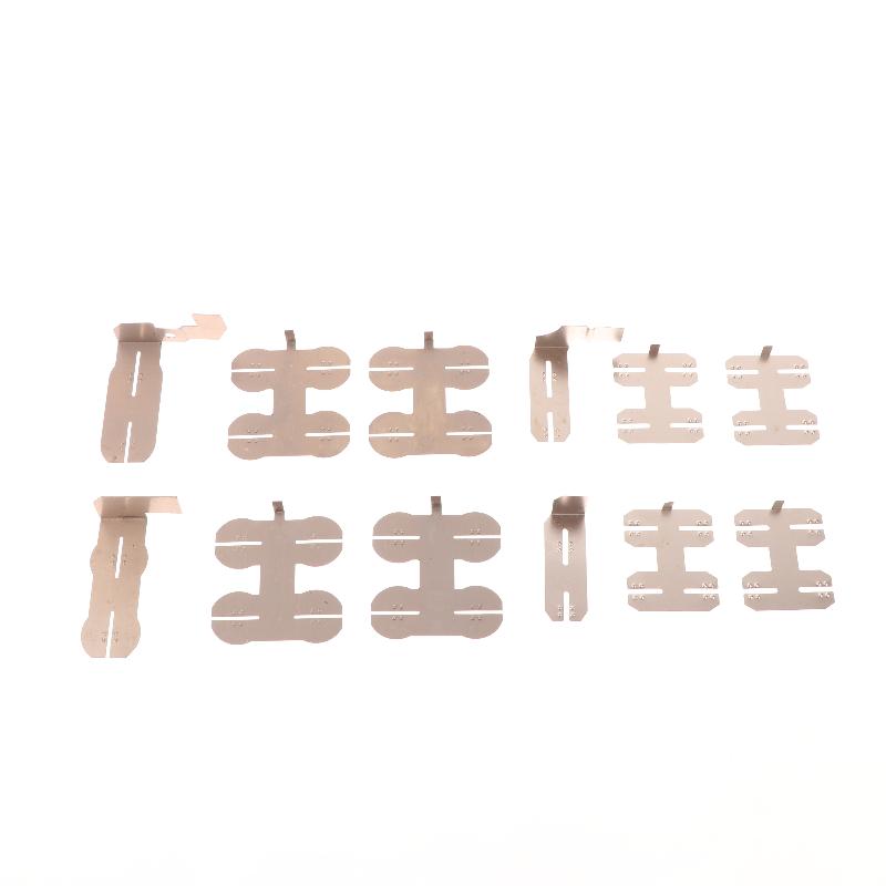 1 Sett Elektrisk Verktøy DIY Tilbehør For 18V 18650 21700 Litiumbatteri Nikkelplate Battericellekontakt