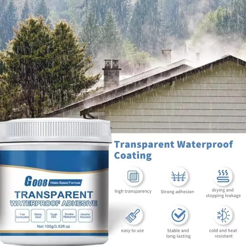 Invisible Waterproof Agent Transparent Sealing Coating Leak-Free Glue Adhesive Super Sealant Toilet Repair 30/300/600/1000g