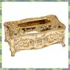 Gold Acrylic Tissue Box El Restaurant Napkin Holder Household Tissue Box