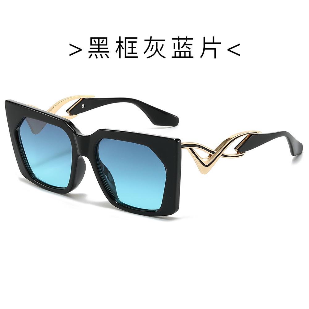 JYL TS Плоские Очки Большие Унисекс Европейский Уличный Стиль/6211 B-8301 ку малиновый