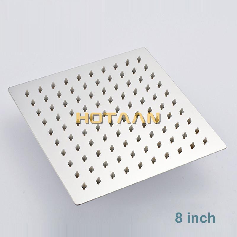 . 20cmx20cm Rain Shower.Ultra Thin Rain Shower Head with arm & Chuveiro Ducha With 42cm Arm.Accessorie Banheiro