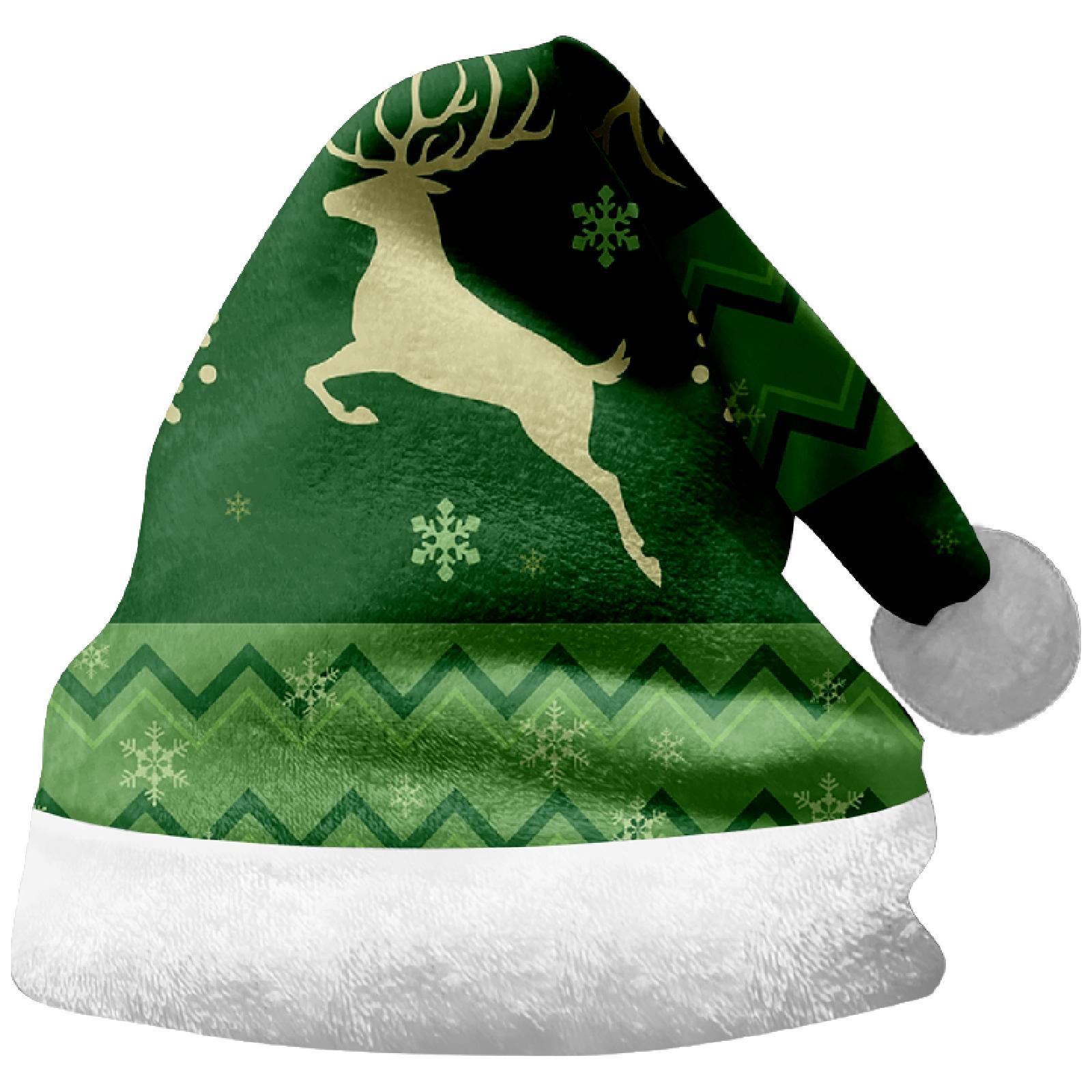 

Забавные рождественские шапки, товары для рождественской вечеринки, праздничные шапки S зелёный