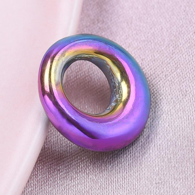 Gold 304 Stainless Steel Minimalist Oval Pendant for DIY Necklace, Bracelet, Earrings Jewelry