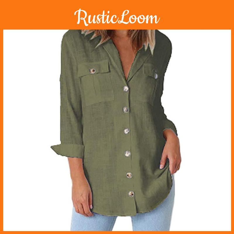 Elegant Solid Color Chiffon Women's Shirt Top For Casual Autumn Outfits