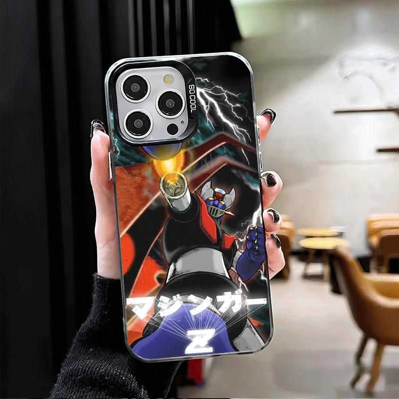 M-Mazinger Z Anime Soft Phone Case for iPhone 15 16 17 Pro Max 17Air 16E 14 Plus 13 12 Mini Shockproof Cover Back Shell