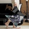 Ado Cartoon Female Singer Cushion Cover Car Throw Pillow Case For Sofa Car Christmas Gift 40x40cm 45x45cm