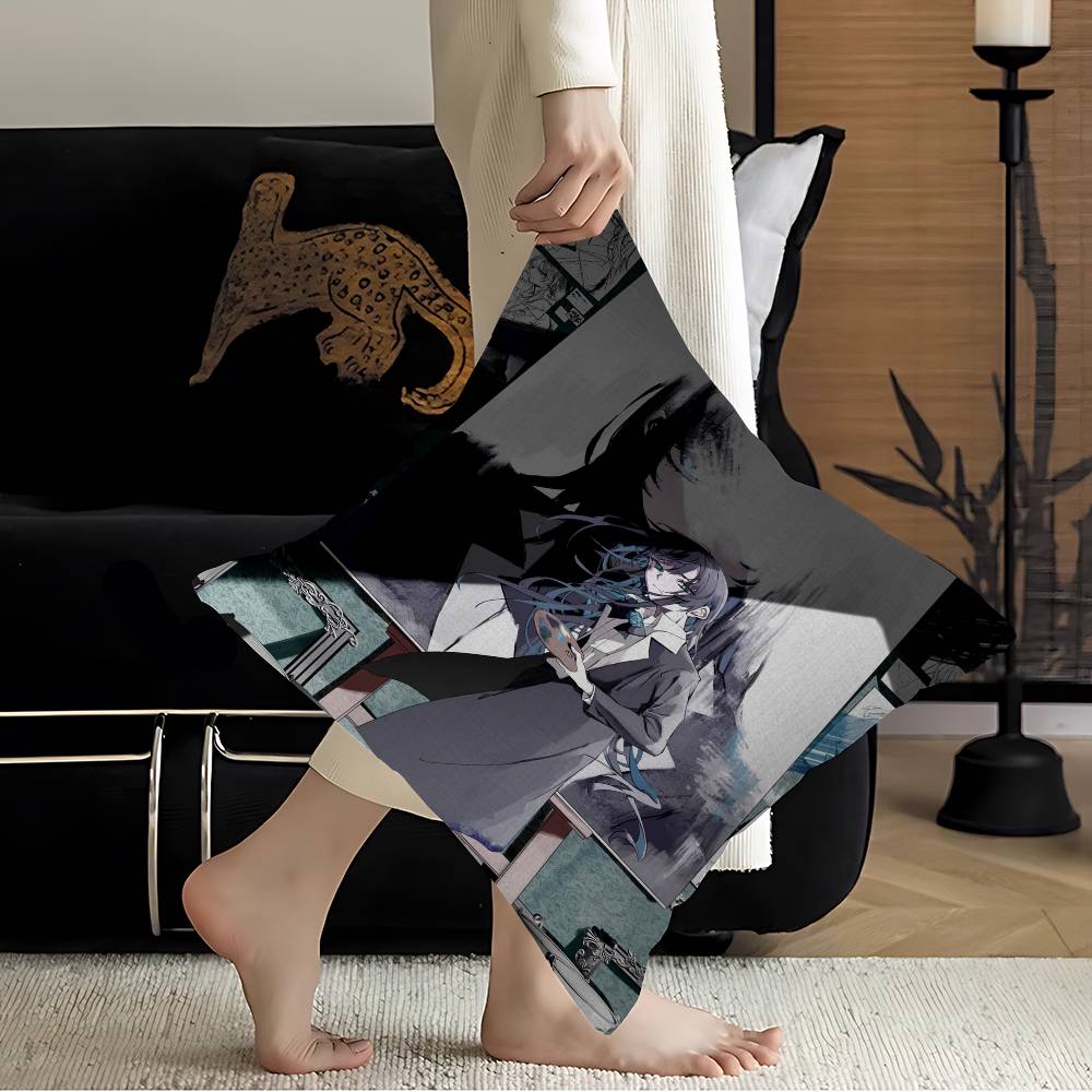Ado Cartoon Female Singer Cushion Cover Car Throw Pillow Case For Sofa Car Christmas Gift 40x40cm 45x45cm