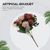 2Pcs Realistic Artificial Hydrangea Flower Bouquet for Wedding Decor Home Decoration Living Room DIY Craft Project Faux Flower