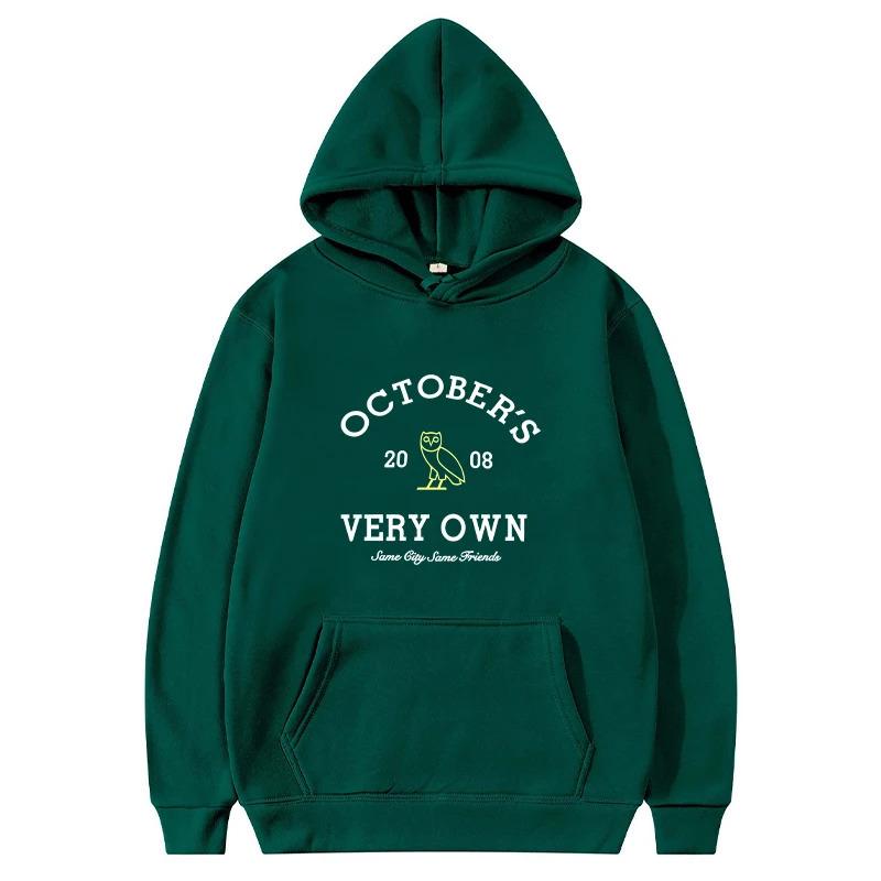 Felpa di Ottobre Uomo Propria Felpa con Cappuccio Stampata a Manica Lunga Pullover Autunno Top Casual