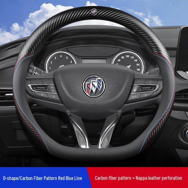 Buick Steering Wheel Cover for Regal, LaCrosse, Envision, Excelle, Encore, GL8, Velite, Verano, Keyue, GL6