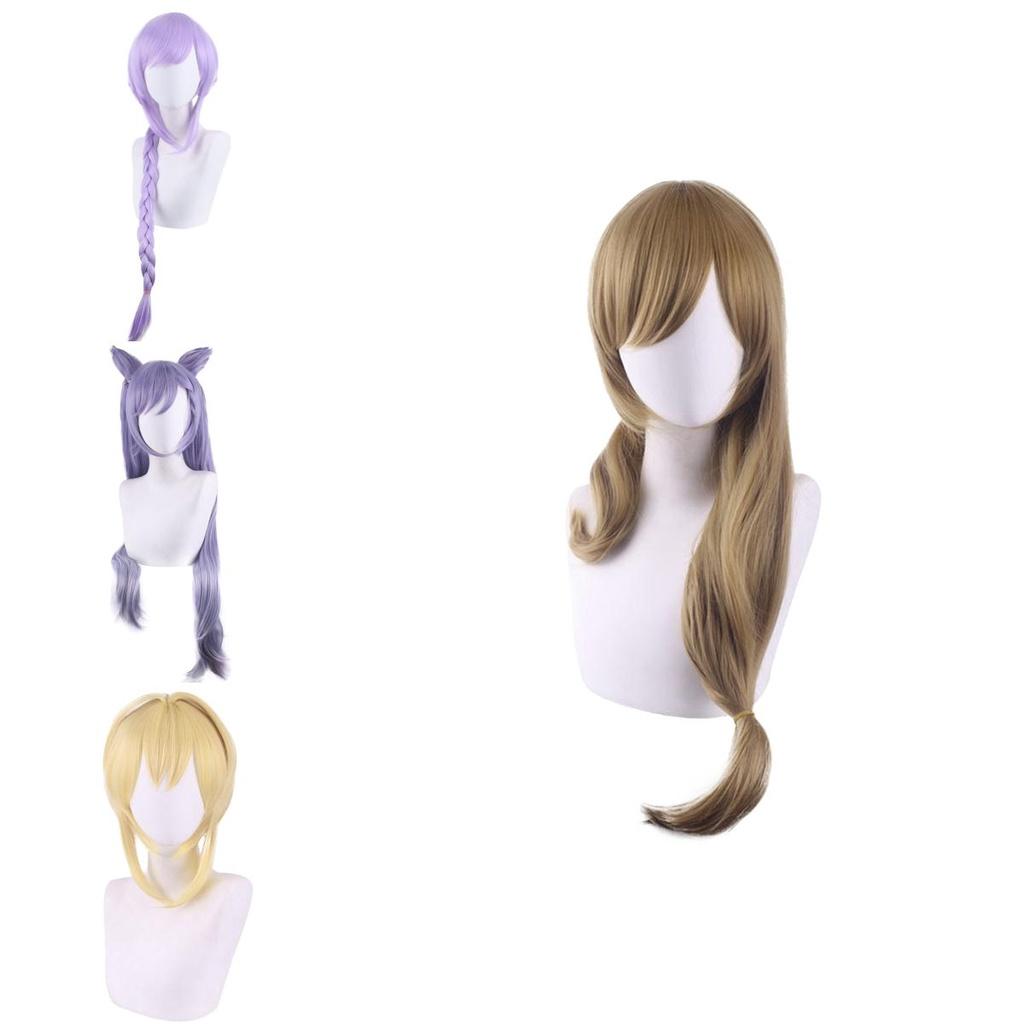 Genshin Impact Cosplay Wig For Stunning Characters Venti Keqing Barbara Diluc Ganyu Hutao