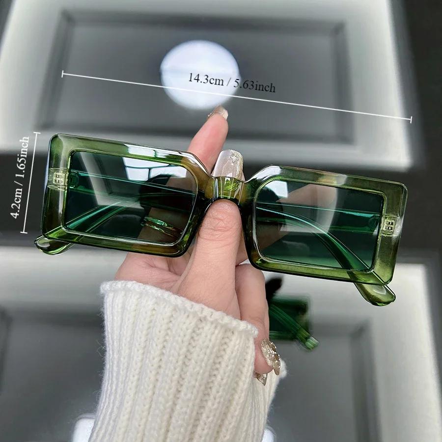 Fashion Vintage Square Sunglasses Women Men Brand Designer Retro Sun Glasses Female Male Frame Punk Mirror