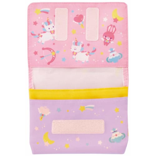 Skater Outing Pocket Pouch Pochette Unicorn Height 11 X Width 14 X Depth 3cm ODKP1-A