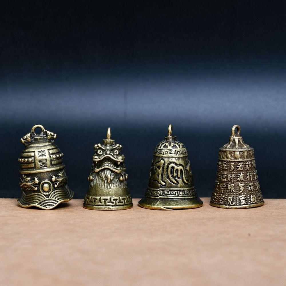 

Chinese Style Heart Meridian Bell Electroplating Car Bell Accessories Small Gift style 1