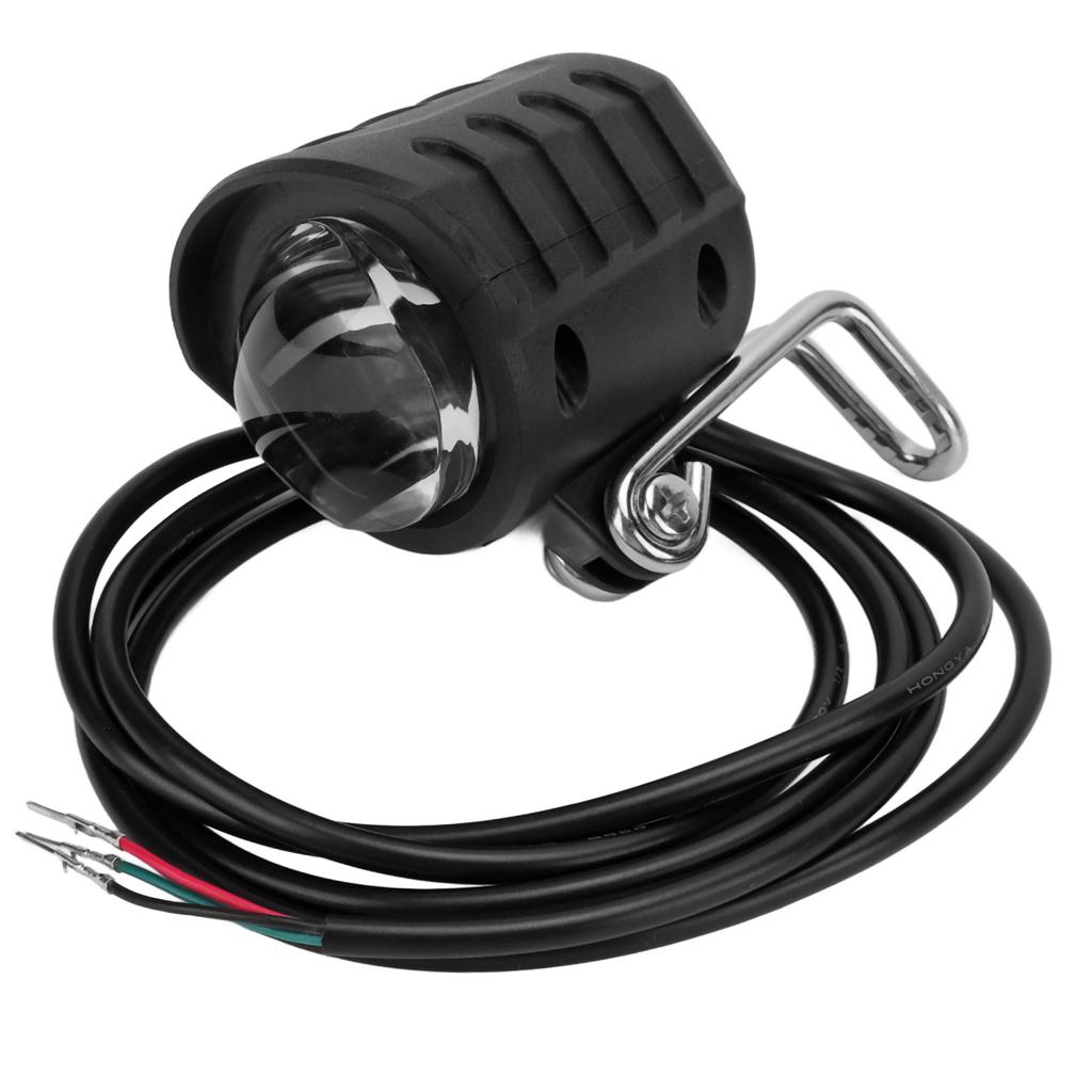 Electric Scooter Headlight Bright LED Inbuilt Horn Waterproof Easy Installation Electric Bicycle Headlamp