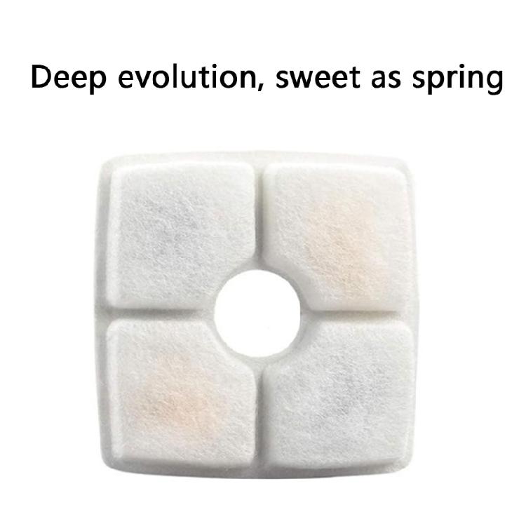 Pet Fountain Filters and Foam for Dog Cats Water Dispenser Replacement Filter Water Fountain Filtration System Accessory