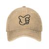 No Good Racing Hand JDM Men Women Baseball Caps Distressed Denim Hats Cap Retro Outdoor Summer Sun Cap