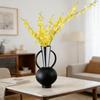 Resin Flower Vase Nordic Creative Flowerpot Modern Minimalist Household Flower Bottle Living Room Desktop Decorative Accessories