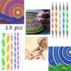 13pcs DIY Acrylic Stick Mandala Dotting Tools Rocks Painting Dotting Carving Pottery Clay Nail Stamp Art Craft Stone Embossing