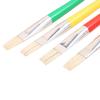 Oil Painting Brush Set - 4 Pcs: Plastic Handle, Hog Bristle, Nylon Board, Watercolor Brushes for Kids' Art Supplies