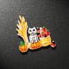 Ghost Pumpkin Lantern Brooch Zinc Zinc Alloy Halloween Brooch Cool   Girls